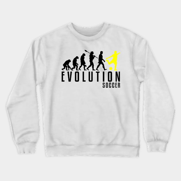 Soccer Evolution Crewneck Sweatshirt by songolas